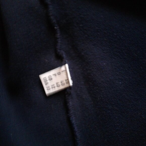 VERSACE MAN SWEATSHIRT SWEATER TOP NAVY BLUE M, MEDIUM, L, LARGE, 10, ITALY 44 - Picture 7 of 7